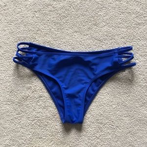 royal blue hollister bikini bottoms